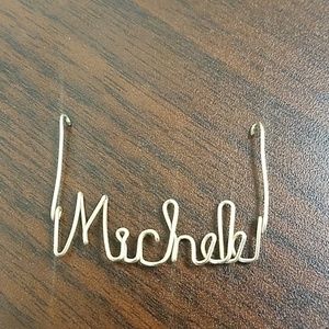 Michele gold plated pendant
